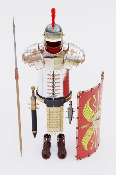 istock Realistic 3D Render of Roman Armor - Full 1403045671