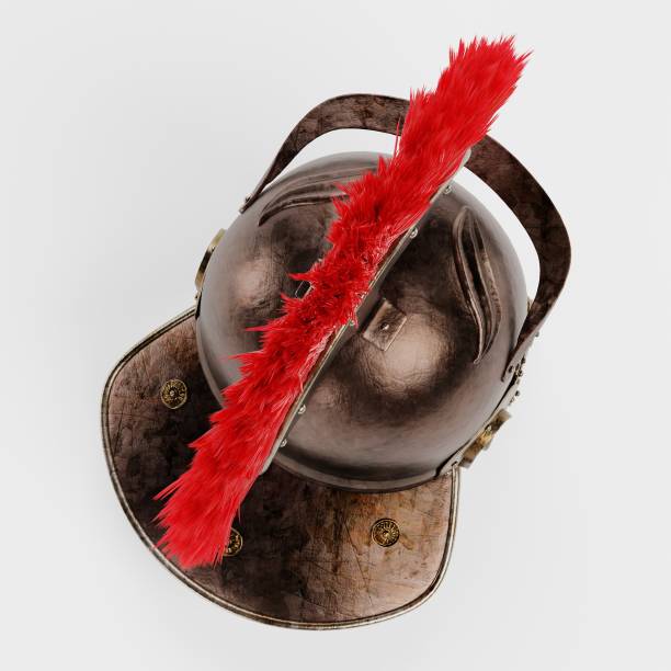 istock Realistic 3D Render of Roman Helmet 1403045693