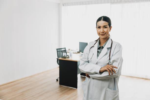 istock Female doctor portrait. 1403047509