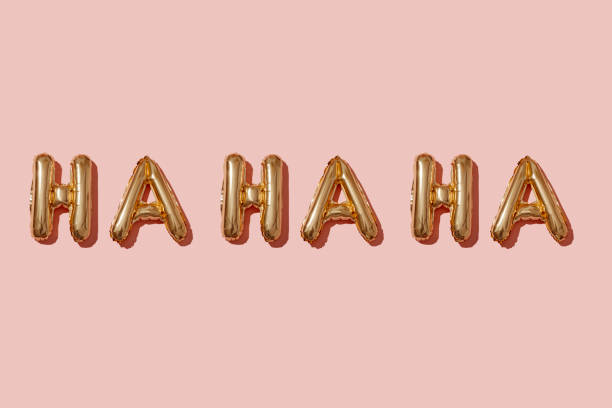 istock balloons forming the interjection ha ha ha 1403051689