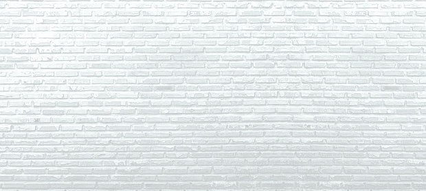 Abstract brick white color texture background, retro old wall surface, design element web banner.