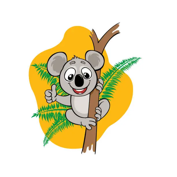 Vector illustration of Koala