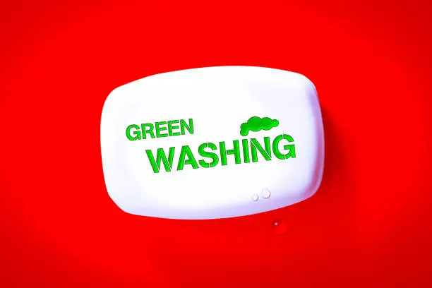 Photo of Greenwashing Concept