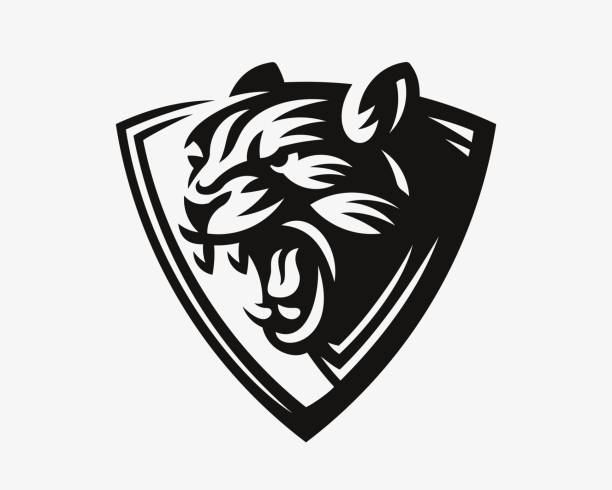 Panther modern logo, emblem design editable for your business. Jaguar vector illustration. Panther modern logo, emblem design editable for your business. Jaguar vector illustration. jaguar stock illustrations