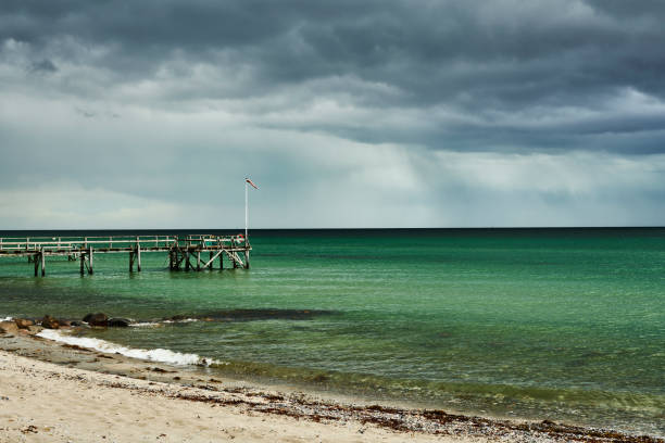 Heavy clouds hanging over \