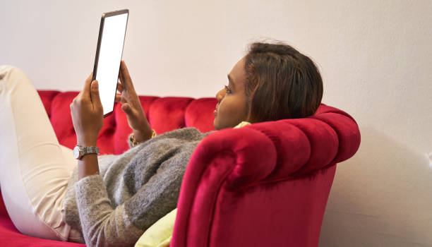 asian women using digital tablet  online shopping