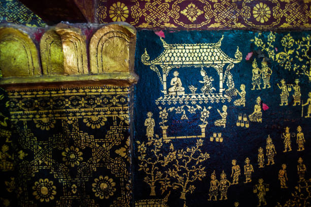 Wat Xieng Thong, Buddhist temple in Luang Prabang World Heritage, Laos