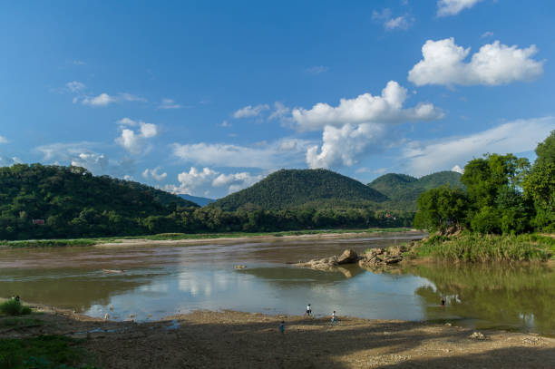 istock Khan Riverside in Luang Prabang, Laos 1403085851