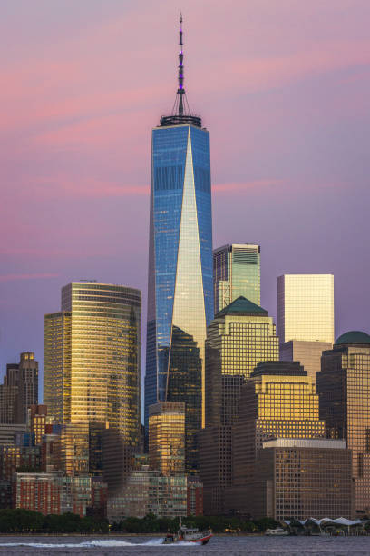 istock Freedom Tower and Lower Manhattan at Sunset 1403088500