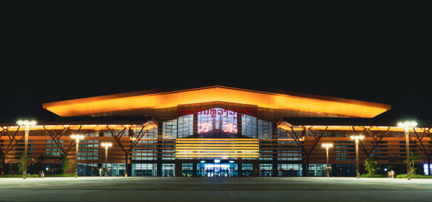 istock Lao China railway, Lao high speed train Vientiane station. 1403089059