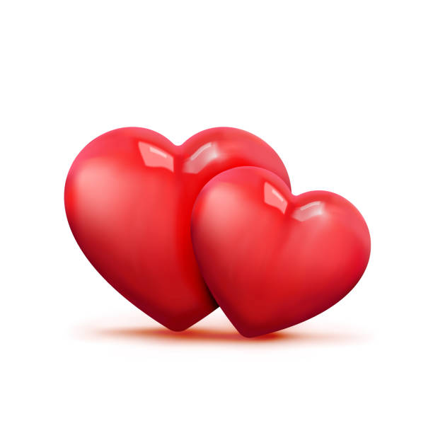 istock Red heart isolated on white background. Realistic 3d design icon heart symbol love. 3d Vector illustration 1403090679