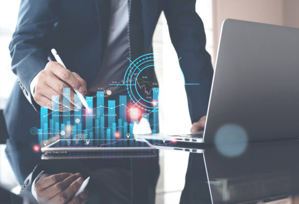 istock Business strategy, digital marketing plan, business and technology concept. 1403090726