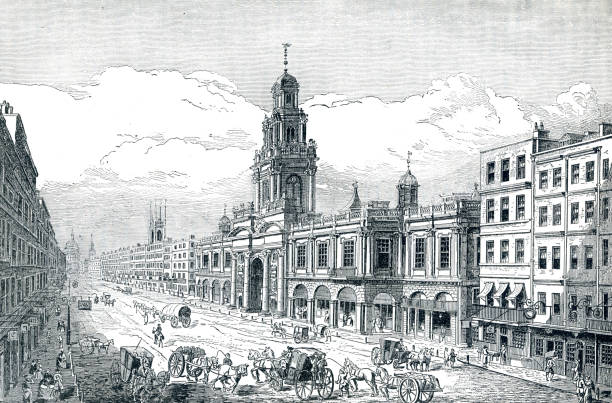 istock Royal Exchange in Cornhill, London England in 1781 1403093385