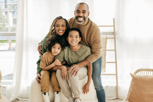 istock Family with two kids 1403093410