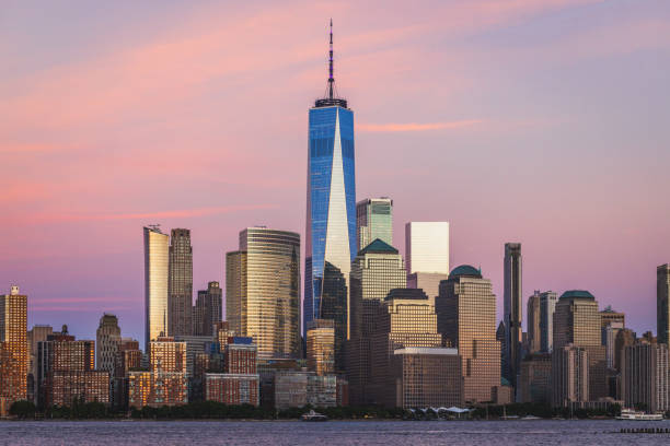 istock Freedom Tower and Lower Manhattan at Sunset 1403097687