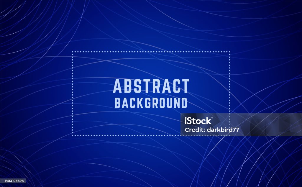 Wave Abstract Round Abstract Blue Wave Dynamic Round Shapes Vector Background Stock ...