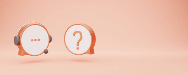 istock Customer service and after sales service in ecommerce with pastel background and copy space. 1403118892