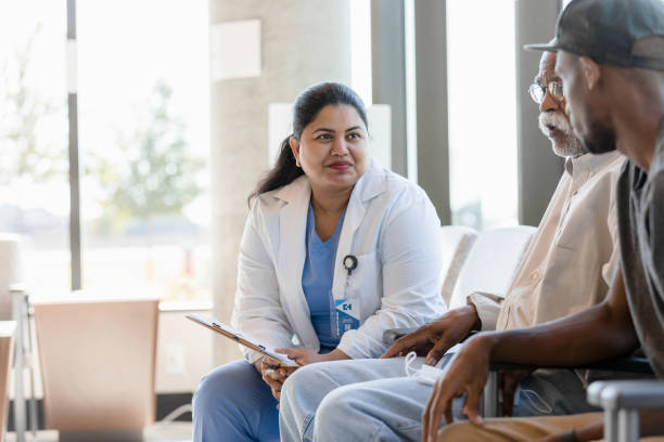 istock Doctor meets with geriatric patient 1403133169