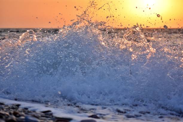 istock Waves on Samos Island in greece 1403141843
