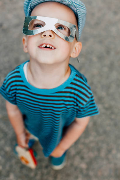 Adorable Boy With Mask