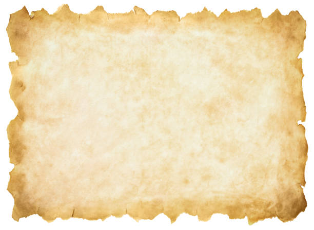 istock old parchment paper sheet vintage aged or texture isolated on white background 1403158324