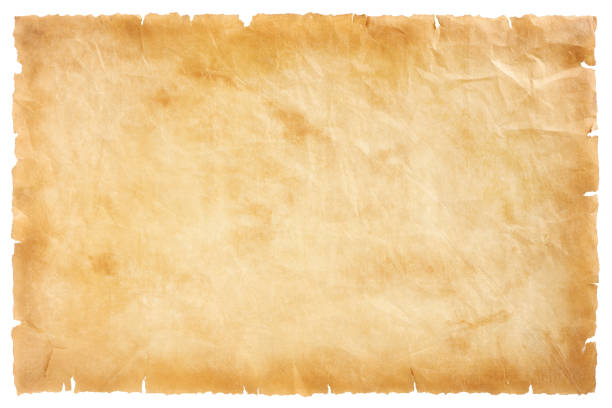 istock old parchment paper sheet vintage aged or texture isolated on white background 1403158371