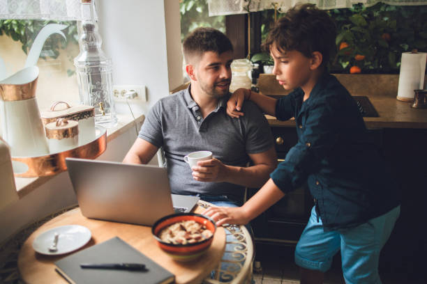 istock A young man working on a laptop from home and 1403159468