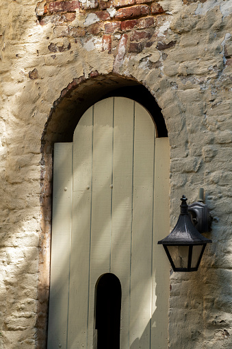 Door of a historic building in Dover, Delaware, USA