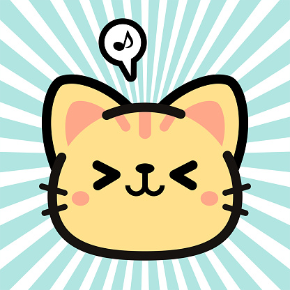 Animal characters vector art illustration.
Cute character design of the cat.