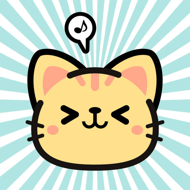 Cute character design of the cat Animal characters vector art illustration.
Cute character design of the cat. kawaii cat stock illustrations
