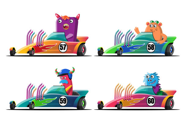 istock In game competition continue player used high speed car for win in racing game. competition e-sport car racing. 1403169128