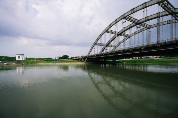 istock Sunny day riverside Chengdu City 1403184565
