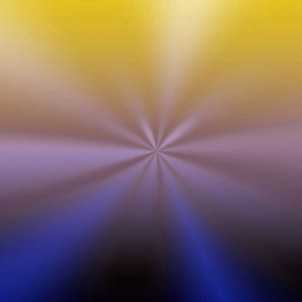 istock Magical golden and blue gradient summer sun lights, background design. 1403196143