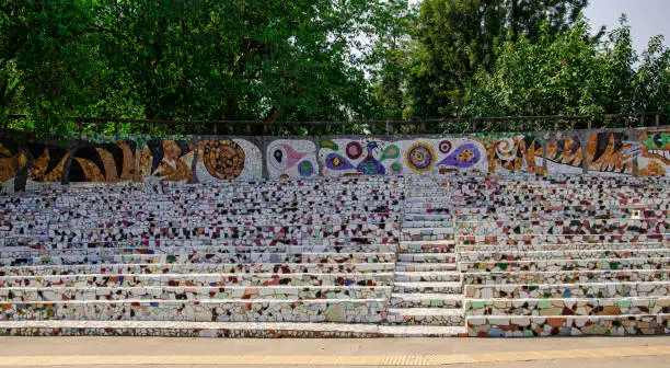 Rock garden situated at Chandigarh, India