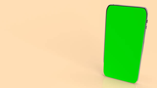 istock The mobile phone green screen for media or technology concept 3d rendering 1403200859