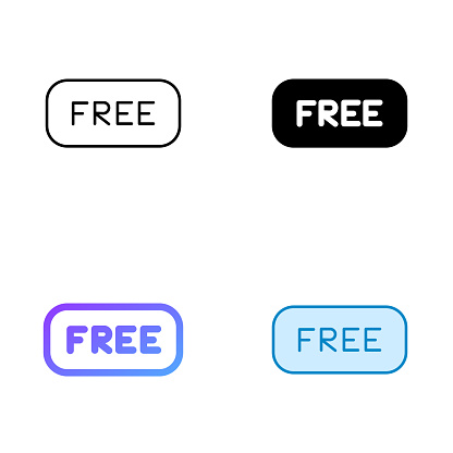 Free Icon Design in Four style with Editable Stroke. Line, Solid, Flat Line and Color Gradient Line. Suitable for Web Page, Mobile App, UI, UX and GUI design.