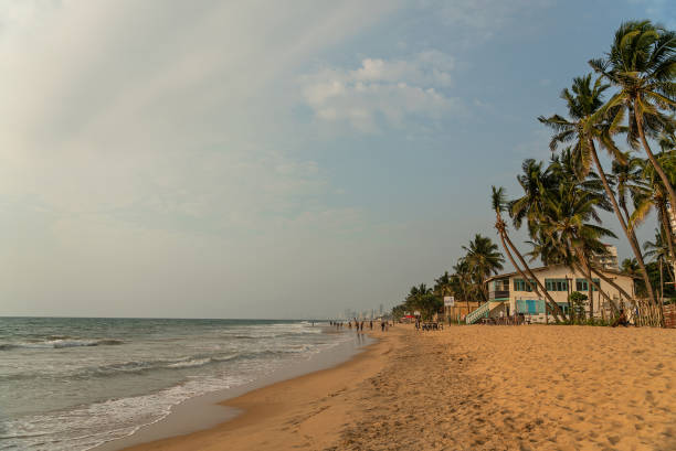 istock Colombo sand beach ocean view, Sri Lanka 1403210772