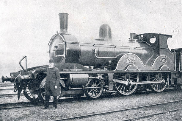 istock Queen Victorias engine steam train used for her Royal travels around Britain including travels to Scotland Balmoral 1403218023