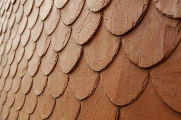 istock Flat roof tiles background 1403224503