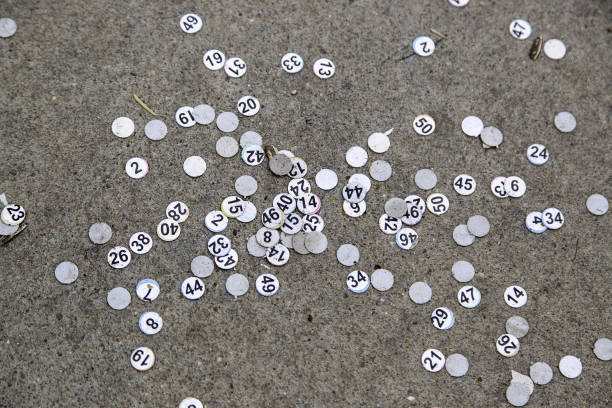 istock Bingo number on the floor 1403224546