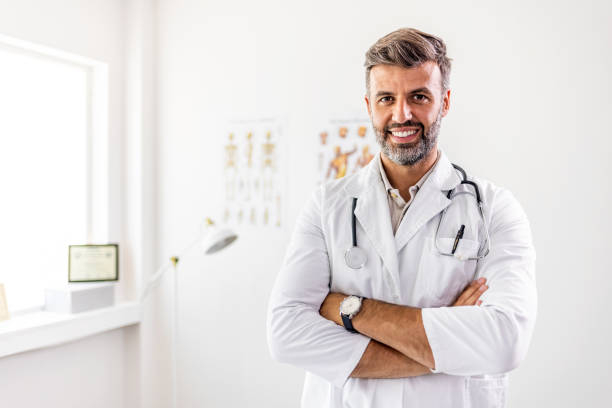 istock Portrait Of Doctor Standing 1403226981