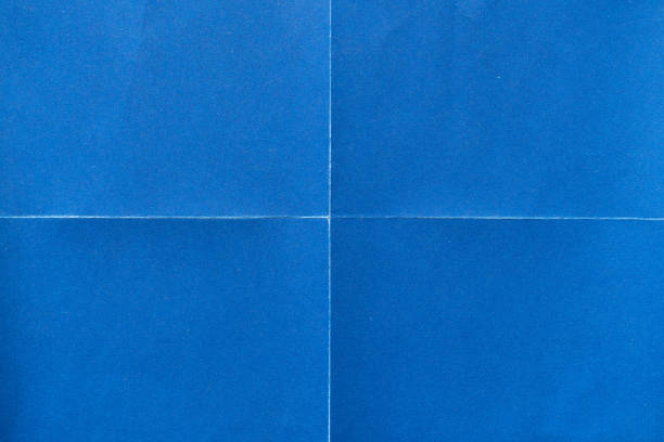 Blue paper background with creases
