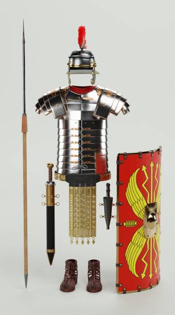 istock Realistic 3D Render of Roman Armor - Full 1403236049