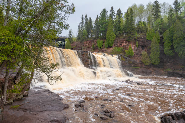 istock Gooseberry River and Gooseberry Falls 1403242663