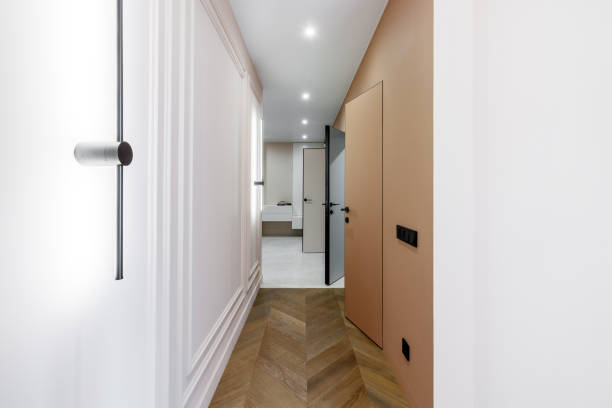 istock Interior and entrance doors in new apartment 1403244989