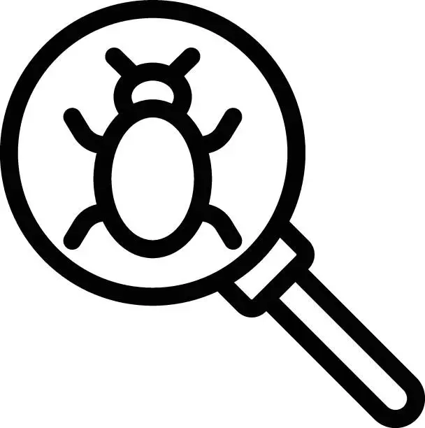 Vector illustration of search