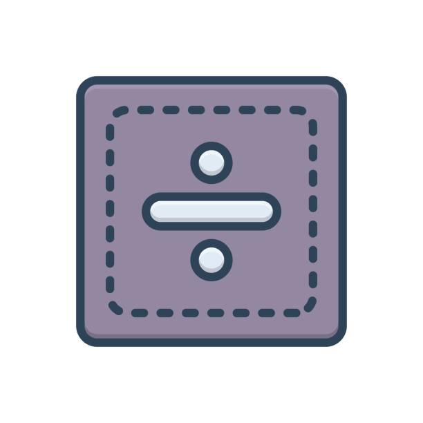 Divide subdivide Icon for divide, subdivide, calculate, math, account, count, digit, divider, solve, formula subdivide be stock illustrations