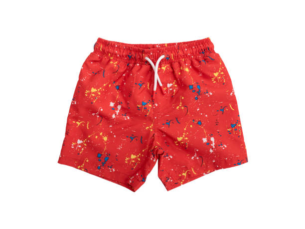 shorts de banho para um menino. - beach shorts - fotografias e filmes do acervo