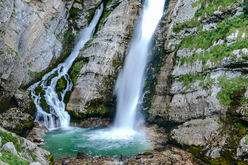 Chush Falls is on Whychus Creek on the north side of North Sister mountain, within driving distance of Bend and Sisters