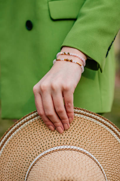 istock Close-up Of A Young Woman's Bracelet 1403250833